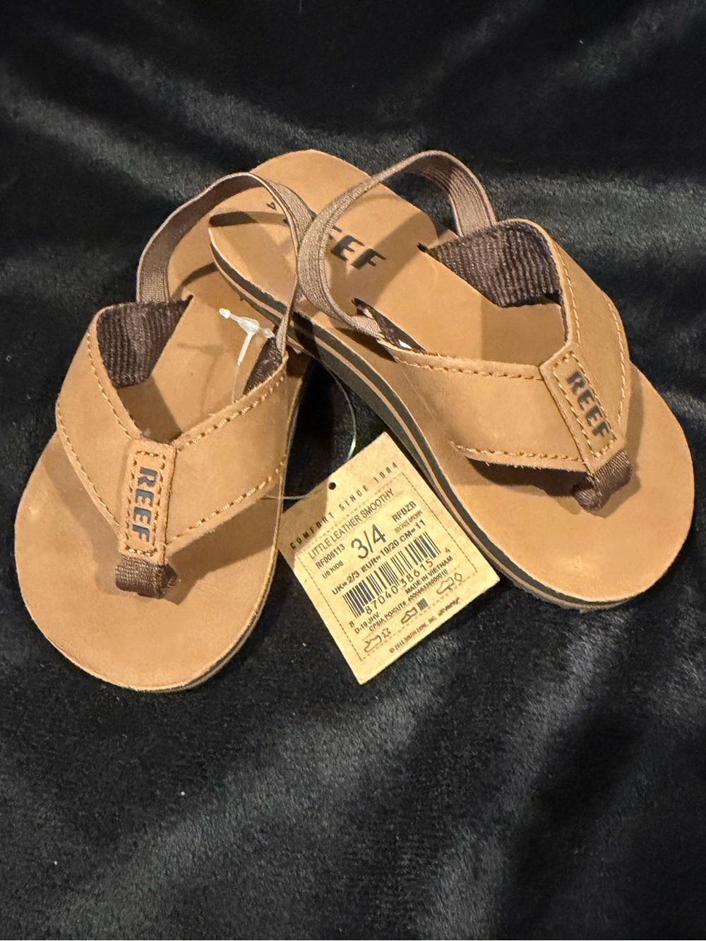 Reef Kids Brown Toddler Flip Flop Sandals